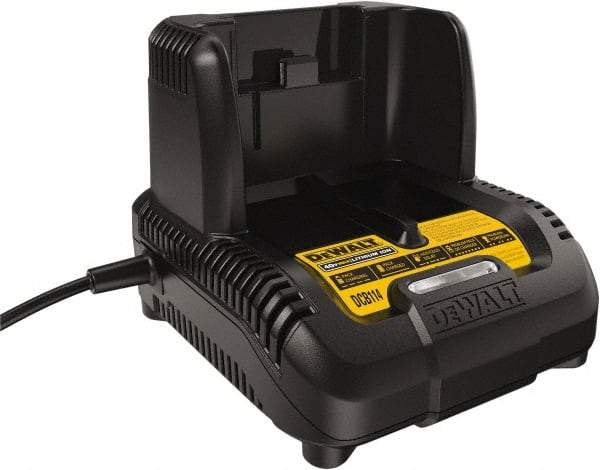 DeWALT - 40 Volt, Lithium-Ion Power Tool Charger - 1 hr & 30 min (4.0Ah Battery), 2 hr (+ 6.0Ah Battery) to Charge, AC Wall Outlet Power Source - Makers Industrial Supply