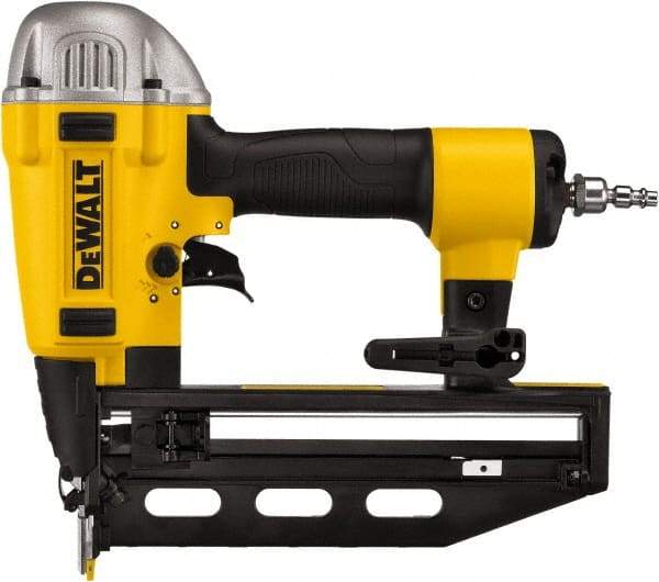 DeWALT - 1-1/4 to 2-1/2" Nail Length, 16 Gauge Finish Air Nailer - 90 to 125 psi - Makers Industrial Supply