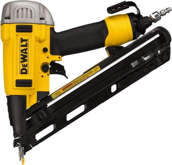 DeWALT - 1-1/4 to 2-1/2" Nail Length, 15 Gauge Finish Air Nailer - 90 to 125 psi - Makers Industrial Supply