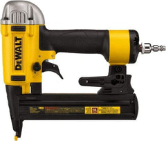 DeWALT - 1/4" Crown, 18 Gauge, 100 Staple Capacity Power Stapler - 1/4" Inlet, 70 to 100 psi Air Pressure, Includes DWFP1838 Stapler - Makers Industrial Supply