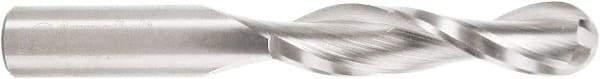 Amana Tool - 1/2" Cutting Diam x 2-1/8" Length of Cut, 2 Flute, Upcut Spiral Router Bit - Uncoated, Right Hand Cut, Solid Carbide, 4" OAL x 1/2" Shank Diam, Core Box, 30° Helix Angle - Makers Industrial Supply