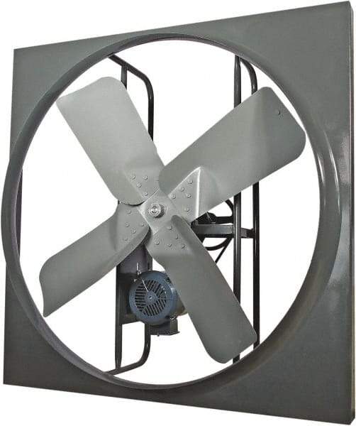 Americraft - 36" Blade, Belt Drive, 1/3 hp, 9,000 CFM, TEFC Exhaust Fan - 7.2/3.6 Amp, 115/230 Volt, Single Phase - Makers Industrial Supply