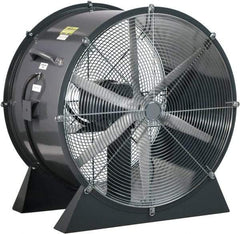 Americraft - 18" Blade, 1/4 hp, 3,050 CFM, Low Floor Stand Industrial Circulation Fan - Floor Stand, 230/460 Volts, 1 Speed - Makers Industrial Supply