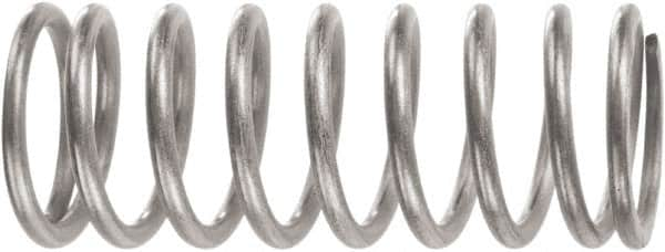 Associated Spring Raymond - 49.2mm OD, 5.26mm Wire, 5-1/2" Free Length, Compression Spring - 55.5 Lb Spring Rating, 488.08 N Max Work Load, Music Wire - Makers Industrial Supply