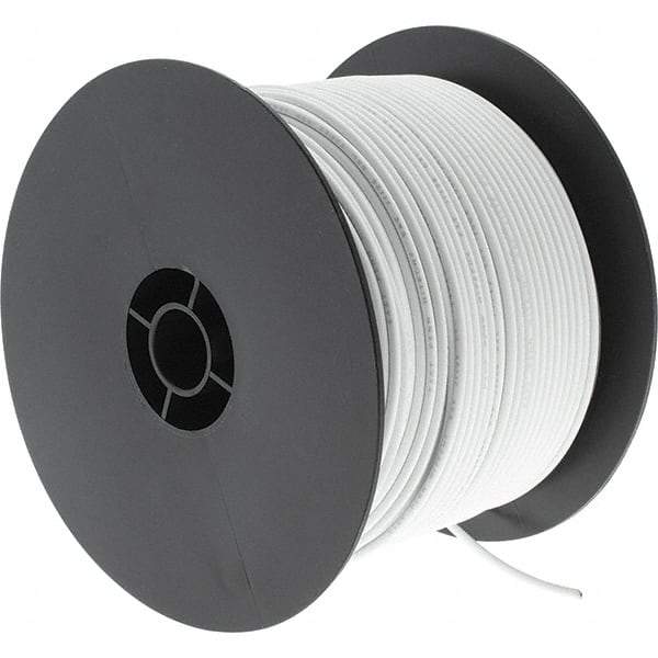 EastPenn - 16 AWG, 500' OAL, Hook Up Wire - White Polyethylene Jacket - Makers Industrial Supply