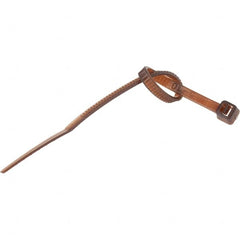 Value Collection - 4" Long Brown Nylon Standard Cable Tie - 18 Lb Tensile Strength, 21mm Max Bundle Diam - Makers Industrial Supply