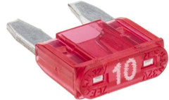 Value Collection - 10 Amp, Automotive Fuse - Red - Makers Industrial Supply