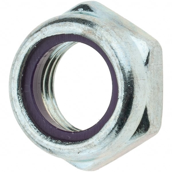 Value Collection - 1/2-20 UNF Grade 2 Hex Jam Lock Nut with Nylon Insert - Makers Industrial Supply