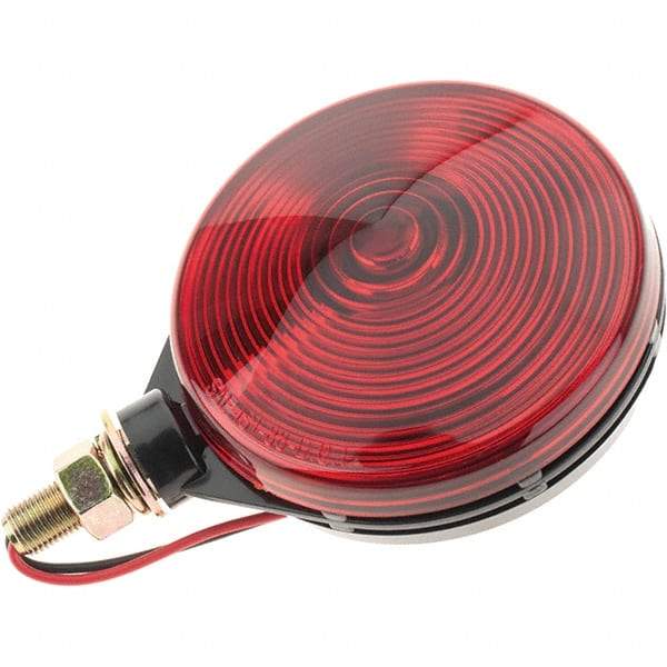 Value Collection - 4-5/16" Long, 2.4/0.49 Amp, Red Stop, Turn & Tail Light - 12.8 VDC - Makers Industrial Supply