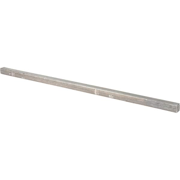 Value Collection - 12" Long x 3/8" High x 3/8" Wide, Plain Steel Oversized Key Stock - Cold Drawn Steel - Makers Industrial Supply