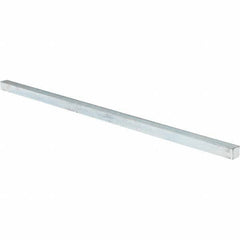 Value Collection - 12" Long x 3/8" High x 3/8" Wide, Zinc-Plated Oversized Key Stock - Cold Drawn Steel - Makers Industrial Supply