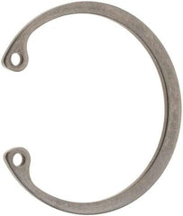 Made in USA - 1-3/8" Nominal, 0.05" Thick, Stainless Steel Snap Internal Retaining Ring - 0.056" Groove Width, 0.043" Groove Depth, 1.461" Groove Diam - Makers Industrial Supply