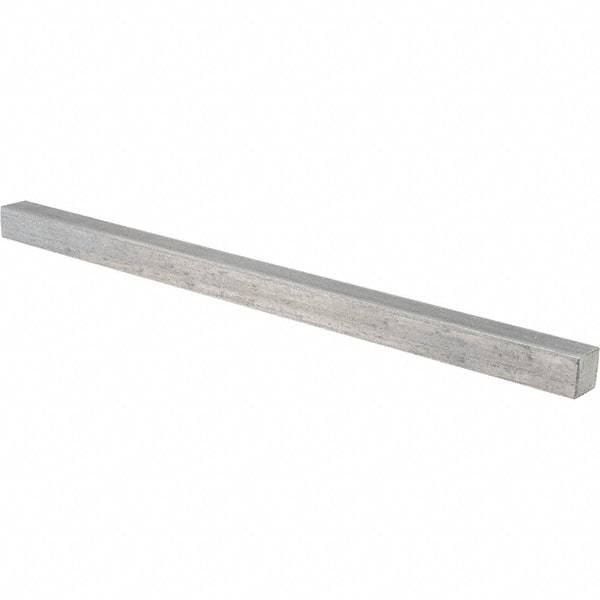 Value Collection - 12" Long x 5/8" High x 5/8" Wide, Plain Steel Undersized Key Stock - Cold Drawn Steel - Makers Industrial Supply