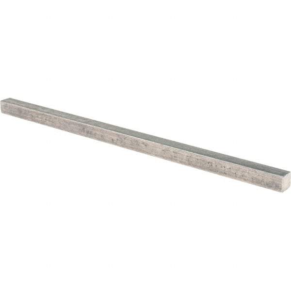 Value Collection - 12" Long x 1/2" High x 1/2" Wide, Plain Steel Undersized Key Stock - Cold Drawn Steel - Makers Industrial Supply