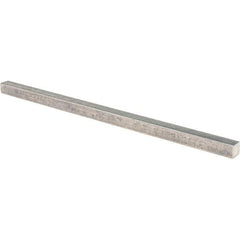 Value Collection - 12" Long x 1/2" High x 1/2" Wide, Plain Steel Undersized Key Stock - Cold Drawn Steel - Makers Industrial Supply