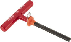 Proto - 3/8" Hex, Tethered T-Handle Cushion Grip, Hex Key - 6" OAL, Alloy Steel, Inch System of Measurement - Makers Industrial Supply