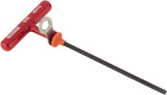 Proto - 5/32" Hex, Tethered T-Handle Cushion Grip, Hex Key - 6" OAL, Alloy Steel, Inch System of Measurement - Makers Industrial Supply