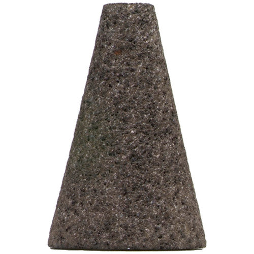 2″ × 1/2″ × 3″ × 5/8″–11 Gemini Snagging Wheel Type 17 Cones-Square Tip 24 Grit - Makers Industrial Supply