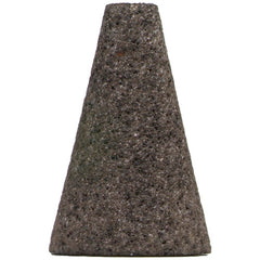 2″ × 1/2″ × 3″ × 5/8″–11 Gemini Snagging Wheel Type 17 Cones-Square Tip 24 Grit - Makers Industrial Supply