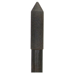 1/2″ × 2″ 1/2″ Spindle Center Lap Mounted Point 80 Grit Aluminum Oxide - Makers Industrial Supply