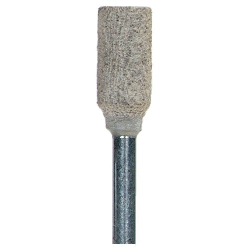 1/4″ × 1/2″ 1/8″ Spindle Cotton Fiber Mounted Point W163 120 Grit A/O - Makers Industrial Supply