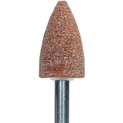 ‎11/16″ × 1-1/4″ 1/4″ Spindle Gemini Mounted Point A12 60 Grit Aluminum Oxide - Makers Industrial Supply