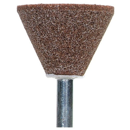 ‎1-3/8″ × 1″ 1/4″ Spindle Gemini Mounted Point A31-60 Grit Aluminum Oxide - Makers Industrial Supply