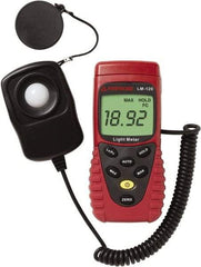 Amprobe - 9 Volt Battery, 20 to 20,000 FC, LCD Display, Silicone Photodiode Light Meter - 3 Accuracy, Compatible with All Visible Light Lighting, Built In Memory - Makers Industrial Supply