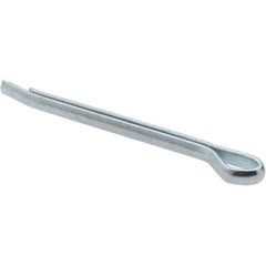 Bee Leitzke - 7/64" Diam x 1-1/2" Long Hammerlock Cotter Pin - Grade 2, Zinc-Plated, Steel - Makers Industrial Supply