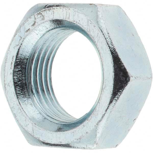 Value Collection - 5/8-18 UNF Steel Right Hand Hex Jam Nut - 15/16" Across Flats, 3/8" High, Uncoated - Makers Industrial Supply