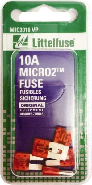 Littelfuse - 10 Amp, 32 VDC, Automotive Fuse - 9.1" Long, Red, Littlefuse 327010 - Makers Industrial Supply