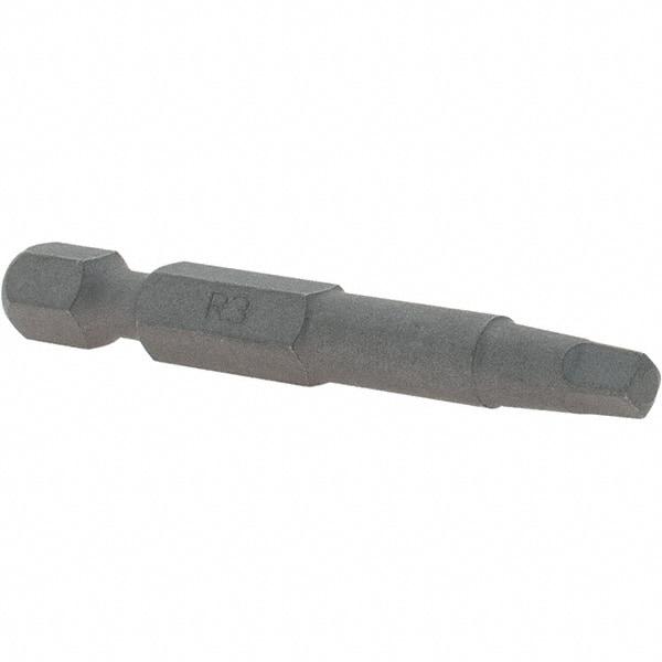 VEGA Industries - #3" Square Size Square Recess Bit - 1/4" Hex Drive, 1-15/16" OAL - Makers Industrial Supply