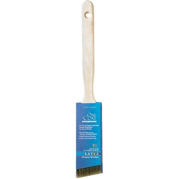 Krylon - 5/8" Angled Polyester Angular Brush - 2" Bristle Length, 2-1/4" Wood Sash Handle - Makers Industrial Supply