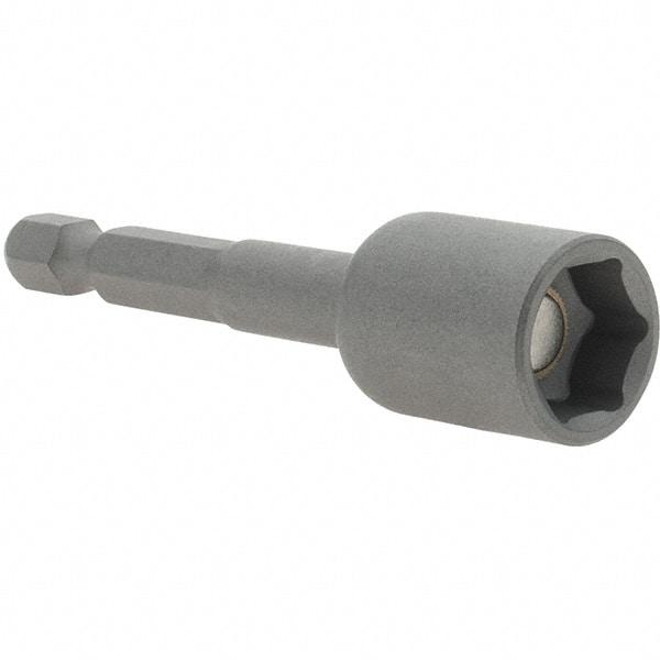 VEGA Industries - 7/16" Magnetic Nutsetter - 1/4" Hex Drive, 2-9/16" OAL - Makers Industrial Supply