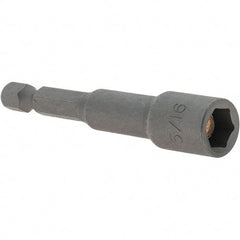 VEGA Industries - 5/16" Magnetic Nutsetter - 1/4" Hex Drive, 2-9/16" OAL - Makers Industrial Supply