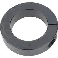 Import - 1-15/16" Bore, Steel, One Piece Clamp Collar - 3" Outside Diam, 11/16" Wide - Makers Industrial Supply