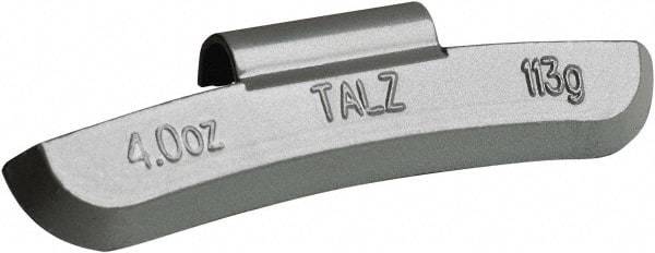 Value Collection - 4 oz TAL Wheel Weight - Zinc, For Use with Automotive & Light Trucks - Makers Industrial Supply