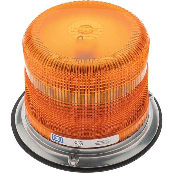 Import - Strobe & Flashing Lights Light Type: Strobe Lens Color: Amber - Makers Industrial Supply