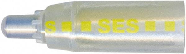 Value Collection - 18 to 10 AWG Crimp Bullet Connector - Clear & Yellow Polyolefin Insulation - Makers Industrial Supply