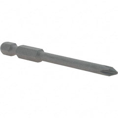 VEGA Industries - #1 Phillips Screwdriver Bit - 1/4" Drive, 2-3/4" OAL - Makers Industrial Supply