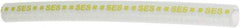 Value Collection - 6" Long, 4:1, Polyolefin Heat Shrink Electrical Tubing - Clear, Yellow - Makers Industrial Supply