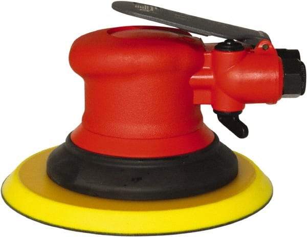 Universal Tool - 12,000 OPM, 14 CFM Air Consumption, 90 psi Air Pressure, Palm Air Orbital Sander - Round Pad, - Makers Industrial Supply