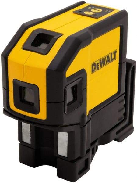 DeWALT - 5 Beam 165, 100' Max Range Self-Leveling Laser - Red Beam, 1/8\x94 Accuracy, Battery Included - Makers Industrial Supply