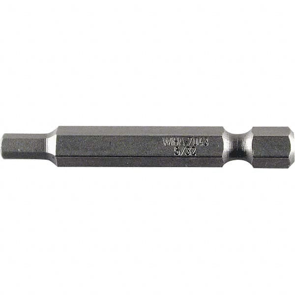 Wiha - 0.093" Power Bit - 1/4" Drive, 2" OAL - Makers Industrial Supply