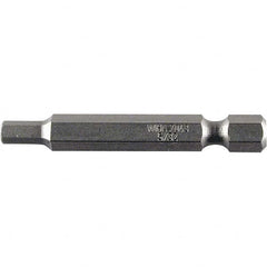 Wiha - 0.093" Power Bit - 1/4" Drive, 2" OAL - Makers Industrial Supply