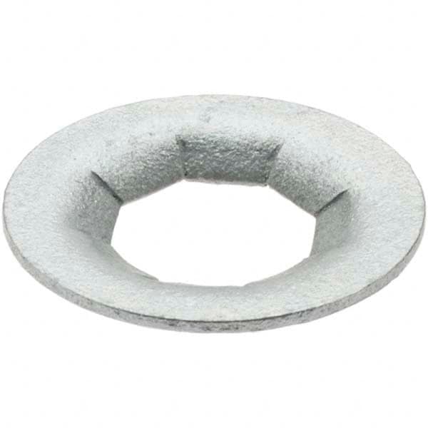 Value Collection - 3/4" OD, Spring Steel Push Nut - Zinc-Plated, 3/8" Shaft Diam - Makers Industrial Supply