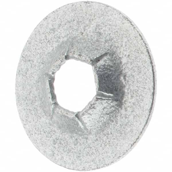 Value Collection - 3/8" OD, Spring Steel Push Nut - Zinc-Plated, 1/8" Shaft Diam - Makers Industrial Supply