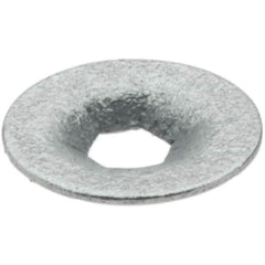 Value Collection - 3/8" OD, Spring Steel Push Nut - Zinc-Plated, 1/8" Shaft Diam - Makers Industrial Supply