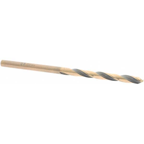 Made in USA - 1/8" High Speed Steel, 135° Point, Straight Shank Maintenance Drill Bit - Makers Industrial Supply