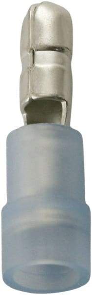 Value Collection - 16 to 14 AWG Crimp Bullet Connector - 0.157" Bullet Diam, Blue Nylon Insulation - Makers Industrial Supply